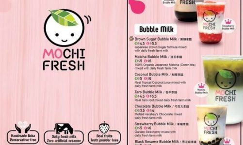 thiết kế menu trà sữa ấn tượng